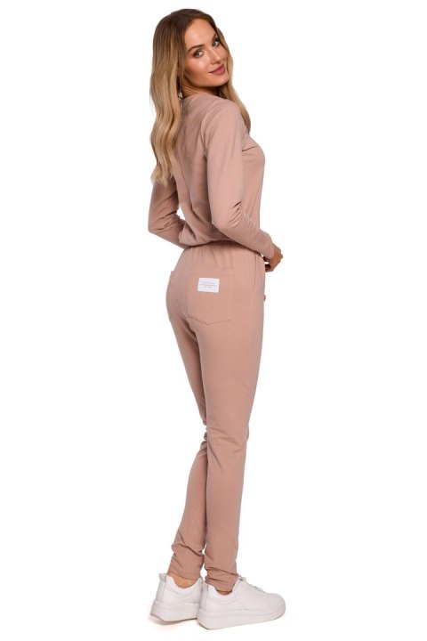 Kombinezon Damski Model MOE583 Mocca - Moe - M Kombinezon Damski Model MOE583 Mocca - Moe - M