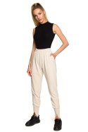 Spodnie Dresowe Model MOE692 Piasek - Moe - s Spodnie Dresowe Model MOE692 Piasek - Moe - s