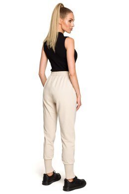 Spodnie Dresowe Model MOE692 Piasek - Moe - s