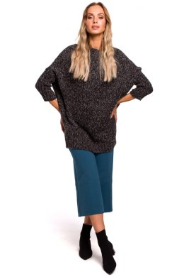 Sweter Damski Model MOE470 Grafit - Moe - L/XL