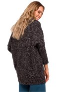 Sweter Damski Model MOE470 Grafit - Moe - L/XL Sweter Damski Model MOE470 Grafit - Moe - L/XL