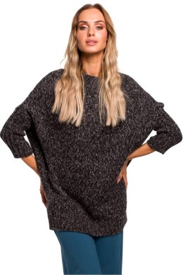 Sweter Damski Model MOE470 Grafit - Moe - S/M