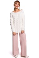 Sweter Damski Model MOE511 Ecru - Moe - S/M Sweter Damski Model MOE511 Ecru - Moe - S/M