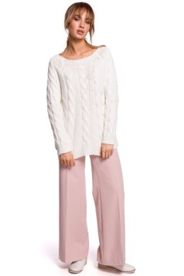 Sweter Damski Model MOE511 Ecru - Moe - S/M