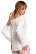Sweter Damski Model MOE511 Ecru - Moe - S/M Sweter Damski Model MOE511 Ecru - Moe - S/M