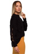 Sweter Damski Model MOE539 Black - Moe - L/XL Sweter Damski Model MOE539 Black - Moe - L/XL