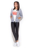 Bluza Damska Model K196 Grey - Katrus - M Bluza Damska Model K196 Grey - Katrus - M