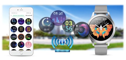 Damski SMARTWATCH G.Rossi SW014G-1 Srebrny Damski SMARTWATCH G.Rossi SW014G-1 Srebrny