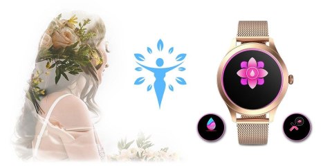 Damski SMARTWATCH G.Rossi SW014G-2 Różowe złoto Damski SMARTWATCH G.Rossi SW014G-2 Różowe złoto
