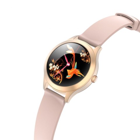 Damski SMARTWATCH G.Rossi SW014G-3 Różowe złoto, Silikonowy pasek Damski SMARTWATCH G.Rossi SW014G-3 Różowe złoto, Silikonowy pasek