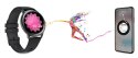 Damski SMARTWATCH G.Rossi SW015-1 Czarny Damski SMARTWATCH G.Rossi SW015-1 Czarny