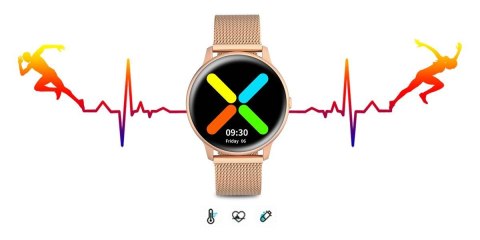 Damski SMARTWATCH G.Rossi SW015-4 Różowe złoto Damski SMARTWATCH G.Rossi SW015-4 Różowe złoto