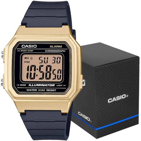 Zegarek Damski CASIO W-217HM-9AVEF Złoty + BOX Zegarek Damski CASIO W-217HM-9AVEF Złoty + BOX
