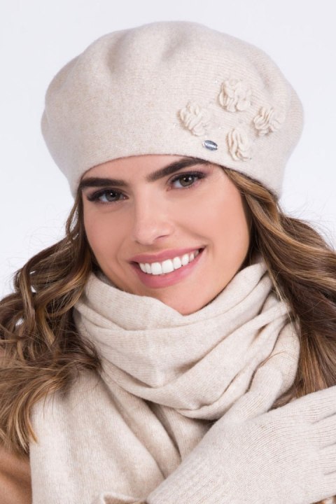 Beret Model Ariel Beige - Kamea - uniwersalny