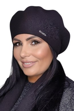 Beret Model Feba Black - Kamea - uniwersalny