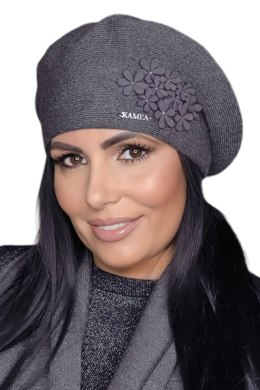 Beret Model Feba Grafit - Kamea - uniwersalny