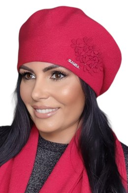 Beret Model Feba Red - Kamea - uniwersalny