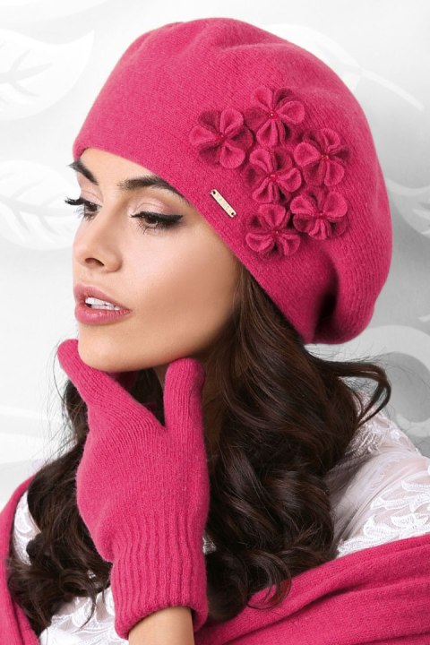 Beret Model Gorycja Malina - Kamea - uniwersalny