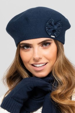 Beret Model Salamanka Navy - Kamea - uniwersalny