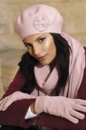 Beret Model Salamanka Pink - Kamea - uniwersalny Beret Model Salamanka Pink - Kamea - uniwersalny