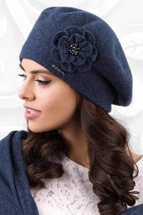 Beret Model Vicenza Navy - Kamea - uniwersalny Beret Model Vicenza Navy - Kamea - uniwersalny