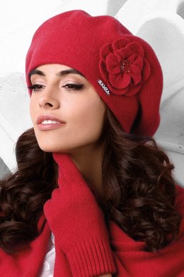 Beret Model Vicenza Red - Kamea - uniwersalny