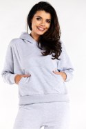 Bluza Damska Model M318 Grey - Infinite You - S/M Bluza Damska Model M318 Grey - Infinite You - S/M