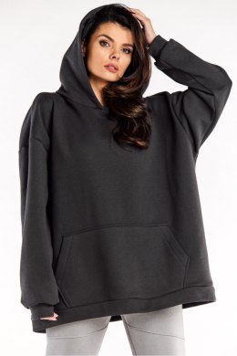Bluza Damska Model M323 Grafit - Infinite You - uniwersalny