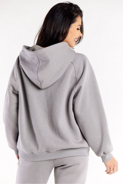 Bluza Damska Model M324 Grey - Infinite You - S/M Bluza Damska Model M324 Grey - Infinite You - S/M