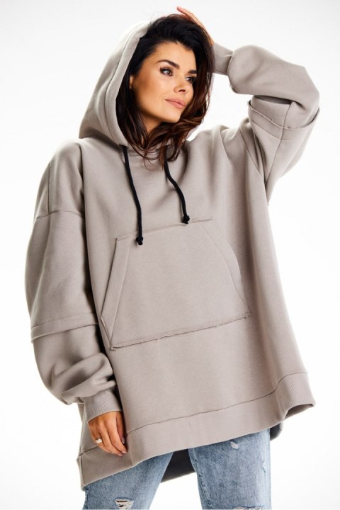 Bluza Damska Model M332 Grey - Infinite You - uniwersalny Bluza Damska Model M332 Grey - Infinite You - uniwersalny