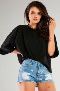 Bluzka Model M265 Black - Infinite You - uniwersalny