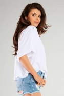 Bluzka Model M265 White - Infinite You - uniwersalny Bluzka Model M265 White - Infinite You - uniwersalny