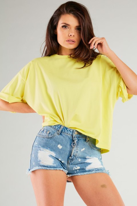 Bluzka Model M265 Yellow - Infinite You - uniwersalny Bluzka Model M265 Yellow - Infinite You - uniwersalny