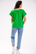 Bluzka Model M267 Green - Infinite You - uniwersalny Bluzka Model M267 Green - Infinite You - uniwersalny