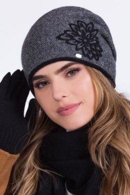 Czapka Damska Model Delta Black - Kamea - uniwersalny