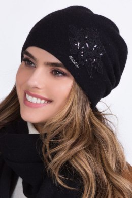 Czapka Damska Model Lajla Black - Kamea - uniwersalny