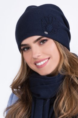 Czapka Damska Model Malwa Navy - Kamea - uniwersalny