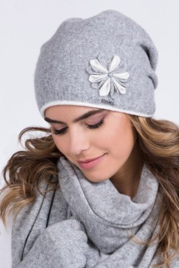Czapka Damska Model Salsa Grey - Kamea - uniwersalny