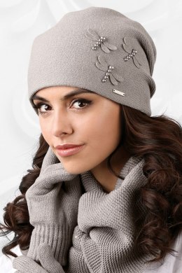 Czapka Damska Model Vasto Grey - Kamea - uniwersalny