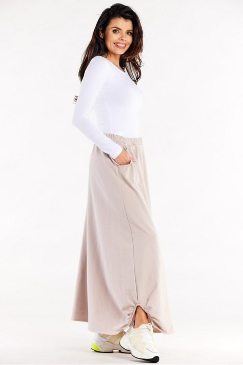 Spódnica Model M312 Beige - Infinite You - L/XL Spódnica Model M312 Beige - Infinite You - L/XL