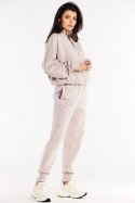 Spodnie Dresowe Model M317 Beige - Infinite You - M Spodnie Dresowe Model M317 Beige - Infinite You - M