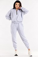 Spodnie Dresowe Model M317 Grey - Infinite You - s Spodnie Dresowe Model M317 Grey - Infinite You - s