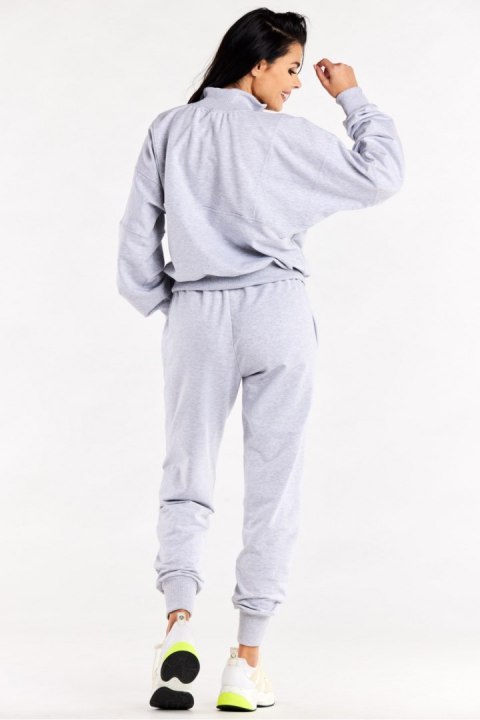 Spodnie Dresowe Model M317 Grey - Infinite You - s Spodnie Dresowe Model M317 Grey - Infinite You - s