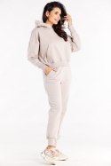Spodnie Dresowe Model M319 Beige - Infinite You - M