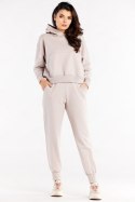 Spodnie Dresowe Model M319 Beige - Infinite You - s Spodnie Dresowe Model M319 Beige - Infinite You - s