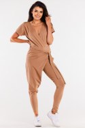 Spodnie Kombinezon Model M298 Beige - Infinite You - L/XL Spodnie Kombinezon Model M298 Beige - Infinite You - L/XL