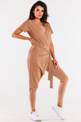 Spodnie Kombinezon Model M298 Beige - Infinite You - S/M