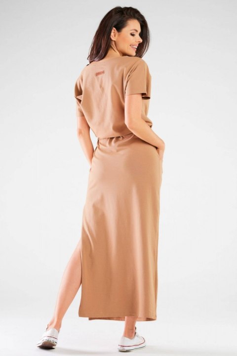 Sukienka Model M253 Beige - Infinite You - M Sukienka Model M253 Beige - Infinite You - M