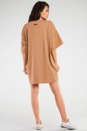 Sukienka Model M255 Beige - Infinite You - uniwersalny Sukienka Model M255 Beige - Infinite You - uniwersalny
