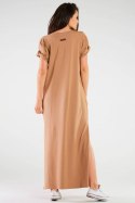Sukienka Model M256 Beige - Infinite You - S/M Sukienka Model M256 Beige - Infinite You - S/M